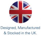 Designed, manufactured and stocked in the UK