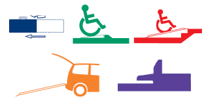 Suitable for vehicle, steps, hump and threshold