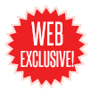 Web Exclusive white on red flash shape