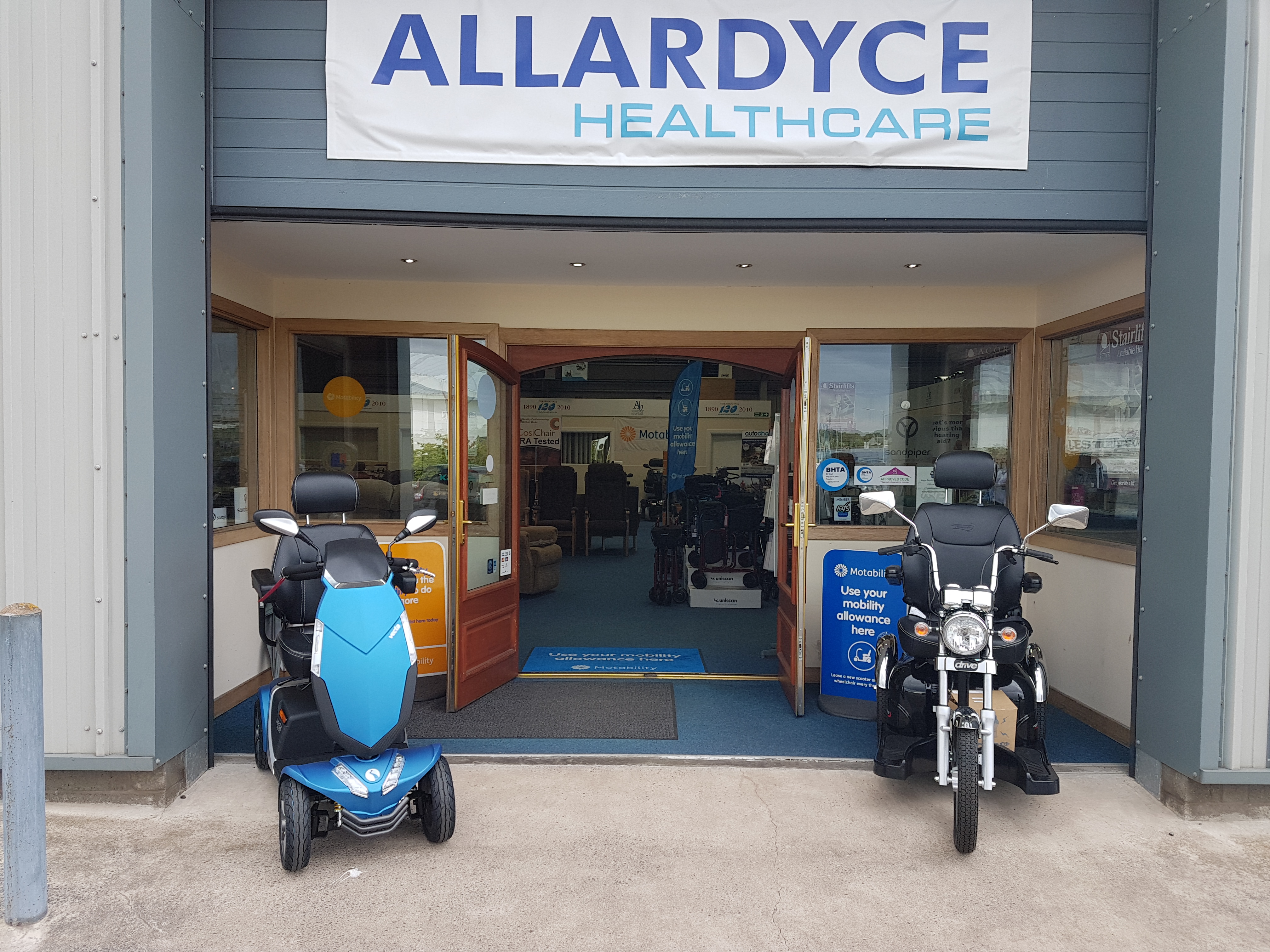 Allardyce Healthcare Showroom