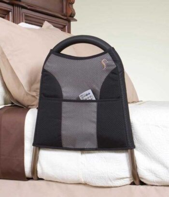 Bedside Dconorail aid in situ on bed