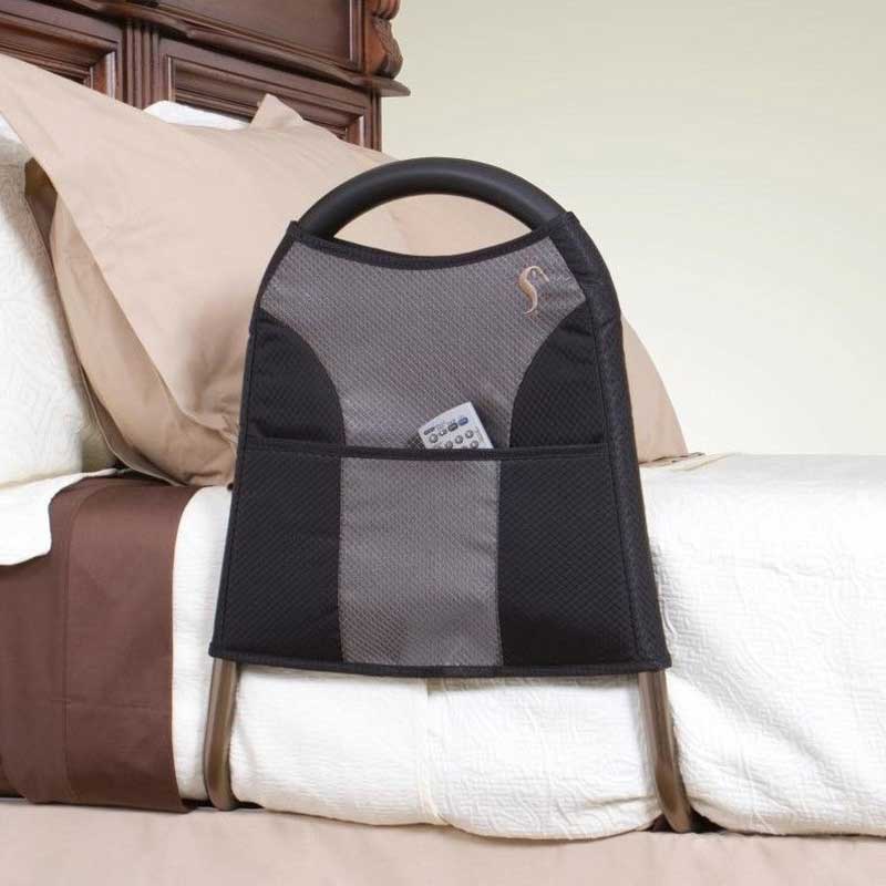 Bedside Dconorail aid in situ on bed