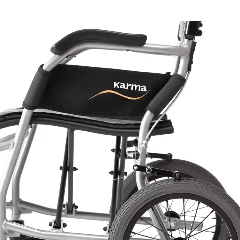 Ergo Lite 2 transit wheelchair side view