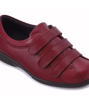 Alison womens shoe claret in colour