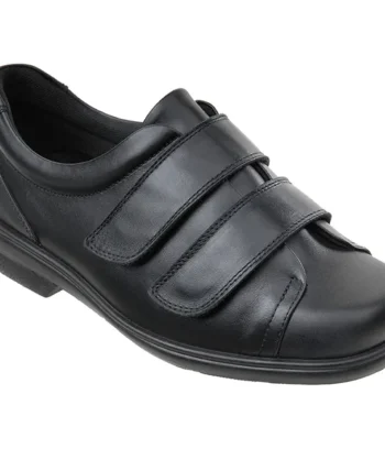 Back men's shoe
