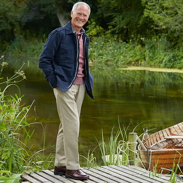 Man stood on jetty
